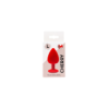 Plug rouge bijou cristal Large CHERRY 